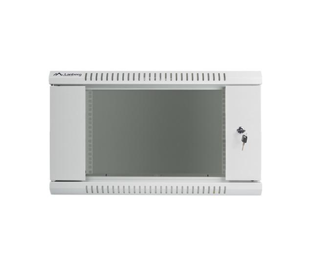 Lanberg Wisząca 19" 6U 600x450mm jednosekcyjna (szara) - 455388 - zdjęcie 4